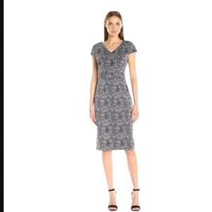 Express Gray Midi Dress